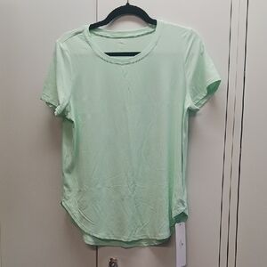CRZ YOGA Light Green Short Sleeve Tee
